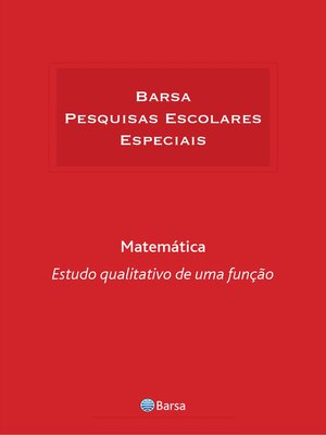 cover image of Temática--Matemática--Estudo Qualitativo Função